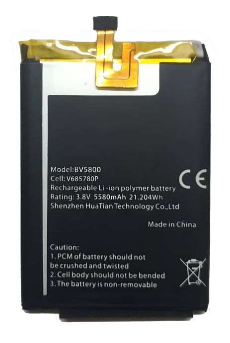 Акумулятор для Blackview BV5800 V685780P 5580 mAh [Original] 12 міс. гарантії