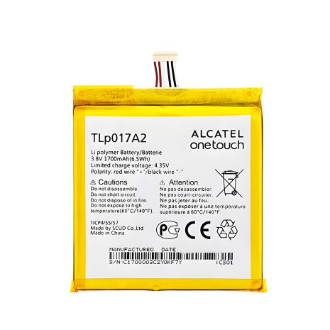 Аккумулятор для Alcatel/TCL TLp017A2 - TCL S530T, IDOL 2 Mini, One Touch Fire E, One Touch Idol 2 mini, OT6012 [Original PRC] 12 мес. гарантии