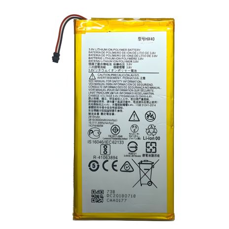 Акумулятори Motorola HX40 / Moto X4 XT1900 [Original PRC] 12 міс. гарантії