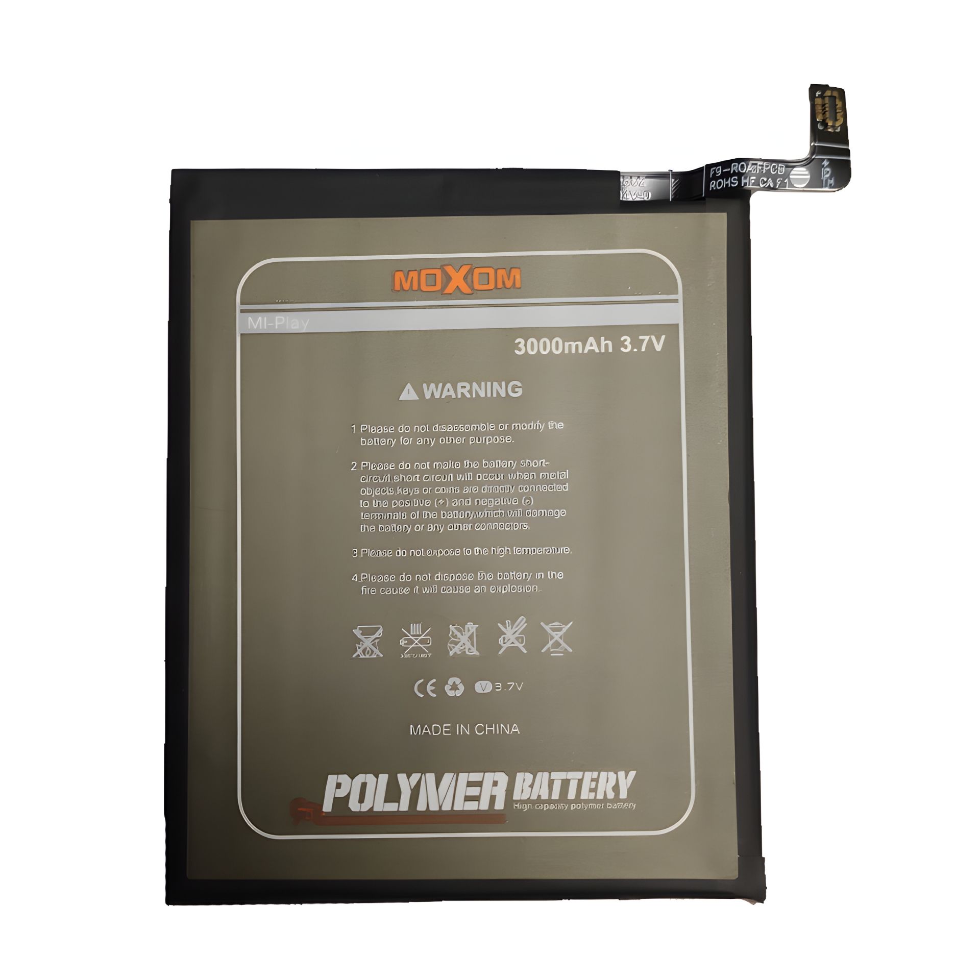 Xiaomi Mi Play (BM3H) 2900 mah Акумулятор Moxom Xiaomi Mi Play (BM3H) 2900 mah Акумулятор Moxom