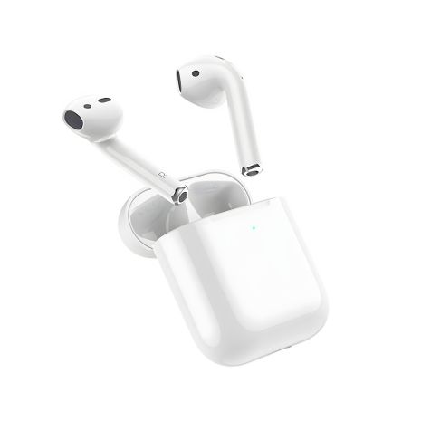 Беспроводные наушники Hoco ES39 TWS с функцией беспроводной зарядки, Bluetooth 5.3, с микрофоном, белые