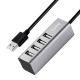 USB Hub Hoco HB1 Line Machine 4USB Сірий USB Hub Hoco HB1 Line Machine 4USB Сірий