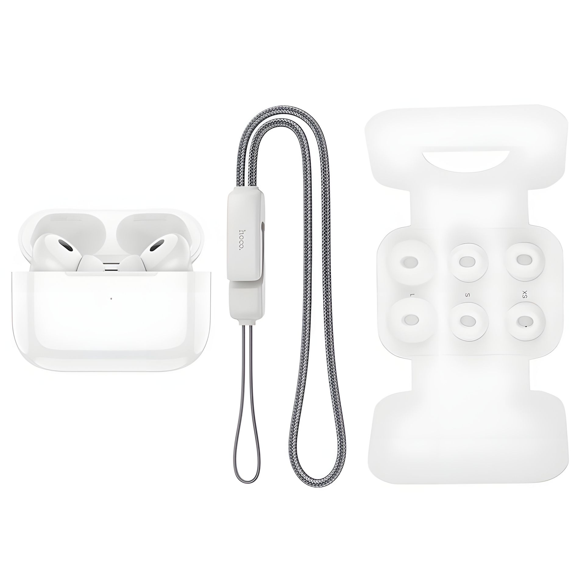 Вакуумные TWS-наушники Hoco EW49 с беспроводной зарядкой (белые) Вакуумные TWS-наушники Hoco EW49 с беспроводной зарядкой (белые)