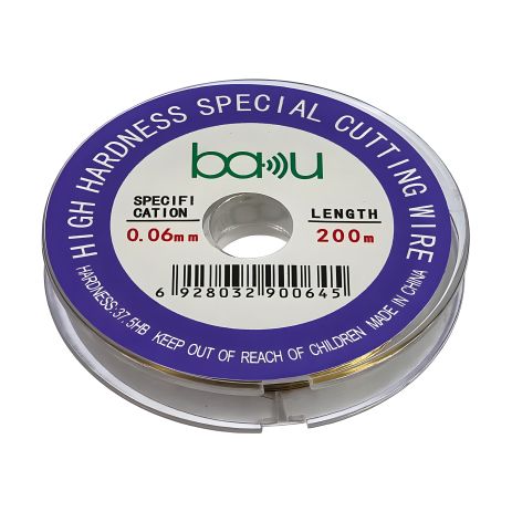 Дріт (струна) Baku для розділення дисплей+тачскрін комплектів, 0.06 мм/200 м