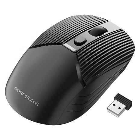 Беспроводная мышь Borofone BG5, черная Беспроводная мышь Borofone BG5, черная