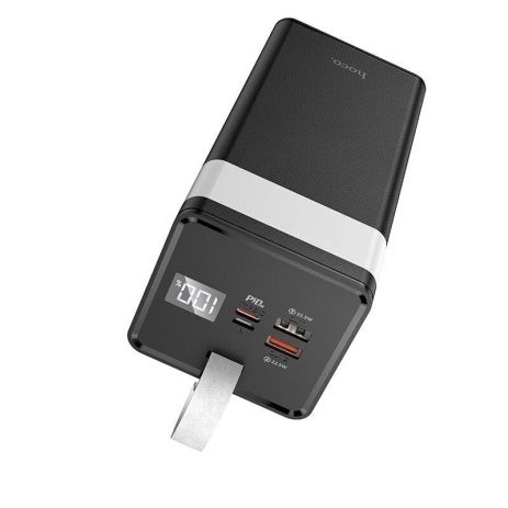 Повербанк Hoco J86A чёрный с быстрой зарядкой (LCD/Lamp, 50000mAh, QC22.5W/PD20W)