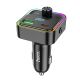 FM модулятор HOCO E81 USB, Type-C PD QC 30W з дисплеєм black