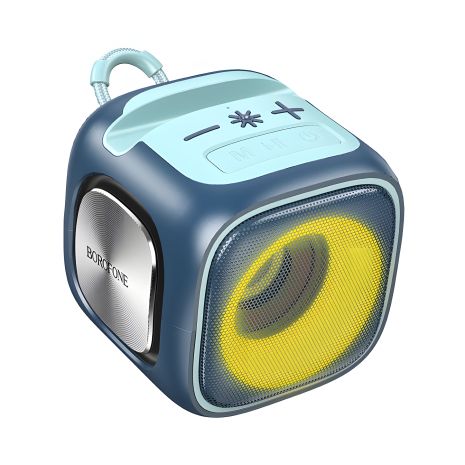 Портативна колонка BOROFONE BR29 Interest sports BT5.3, IPX6, USB, AUX, TWS, TF, FM, 7W, 3h speaker Navy Blue
