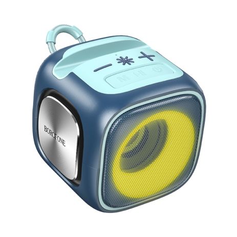 BOROFONE BR29 Портативна колонка Interest sports BT5.3, IPX6, USB, AUX, TWS, TF, FM, 7W, 3h Військово-синя