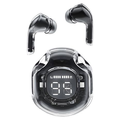 Белые вакуумные беспроводные наушники Acefast T8