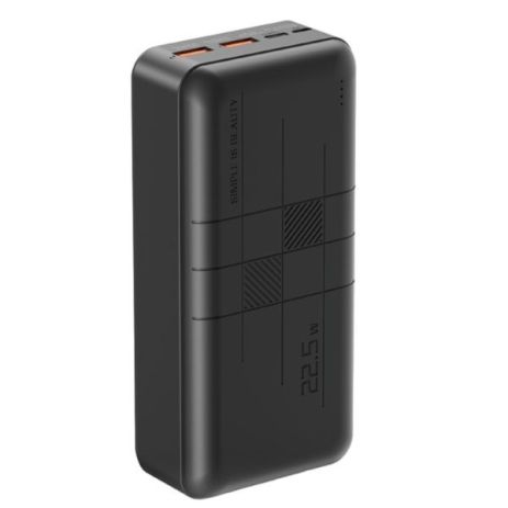ΠΠΎΠ²Π΅ΡΠ±Π°Π½ΠΊ XO PR189 (30000mAh 2USB 22.5W QC3.0, Type-C PD 20W/In: micro-USB, Type-C 18W) Π· LED ΡΠ½Π΄ΠΈΠΊΠ°ΡΠΎΡΠΎΠΌ, Black ΠΠΎΠ²Π΅ΡΠ±Π°Π½ΠΊ XO PR189 (30000mAh 2USB 22.5W QC3.0, Type-C PD 20W/In: micro-USB, Type-C 18W) Π· LED ΡΠ½Π΄ΠΈΠΊΠ°ΡΠΎΡΠΎΠΌ, Black