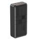 Повербанк XO PR189 (30000mAh 2USB 22.5W QC3.0, Type-C PD 20W / In: micro-USB, Type-C 18W ) с LED индикатором, Black