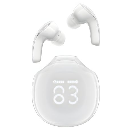 ACEFAST T9 Crystal (Air) color bluetooth наушники Porcelain White