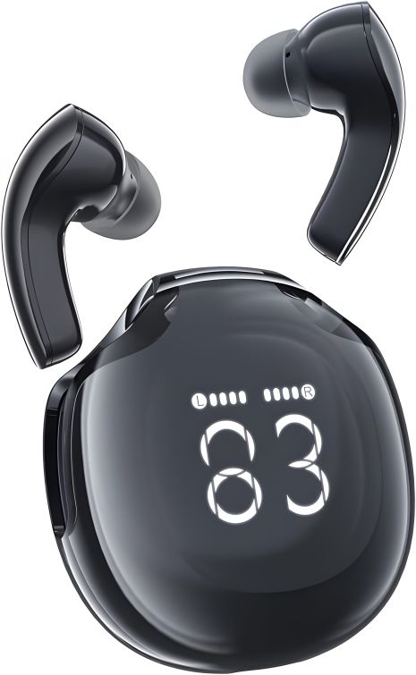 Навушники ACEFAST T9 Crystal (Air) color bluetooth earbuds Obsidian Black Навушники ACEFAST T9 Crystal (Air) color bluetooth earbuds Obsidian Black