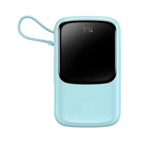 Повербанк Baseus Qpow Digital Display 10000 mAh 15W iP Edition Blue 2022 Edition PPQD050103