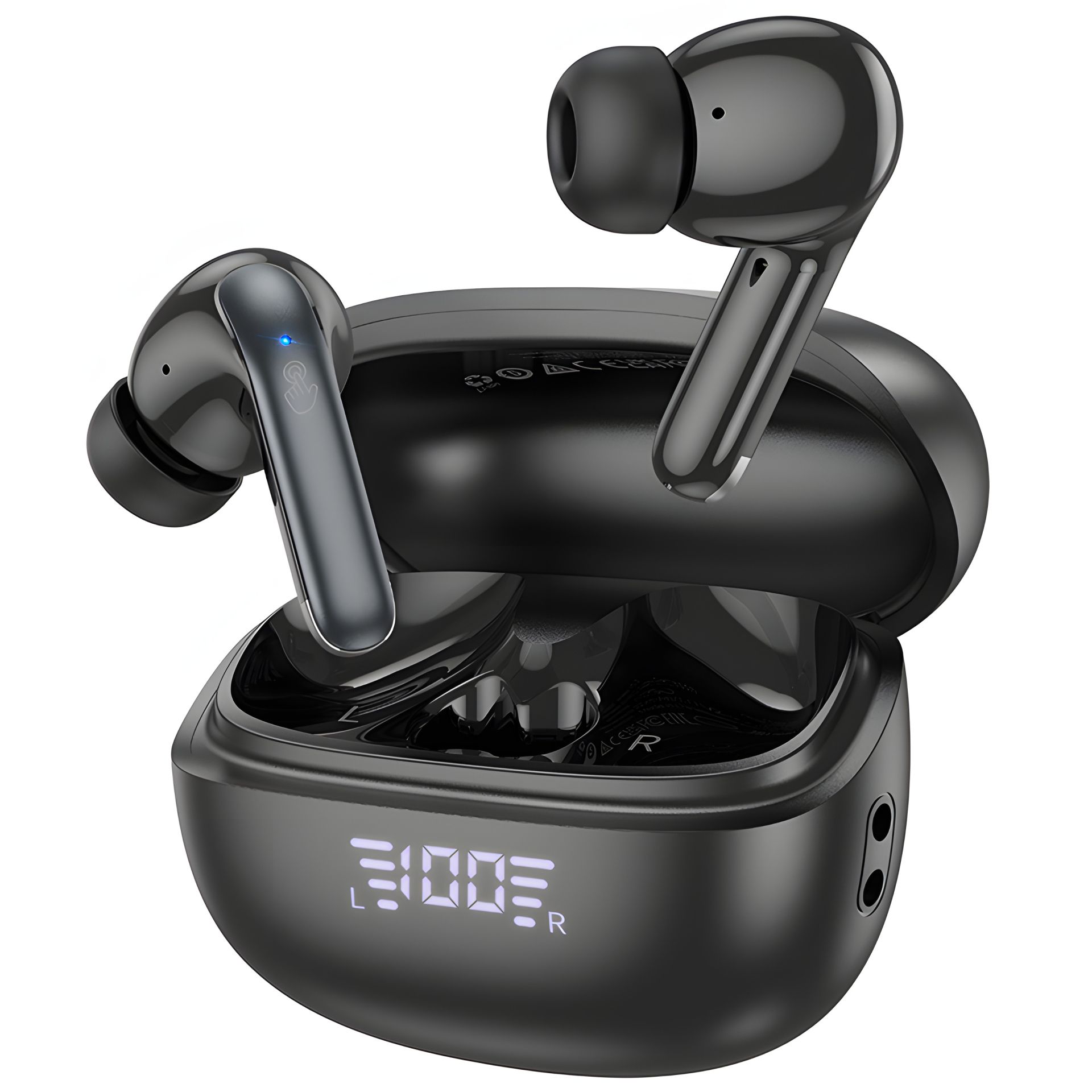 Наушники HOCO EQ5 Energy TWS ANC+ENC |BT5.3, 40/300mAh, 7h| black Наушники HOCO EQ5 Energy TWS ANC+ENC |BT5.3, 40/300mAh, 7h| black