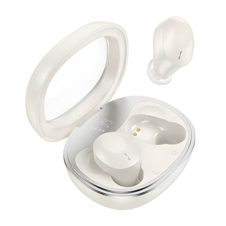 HOCO EQ3 Smart TWS Навушники | BT5.3, 300mAh, 7h | Milky white