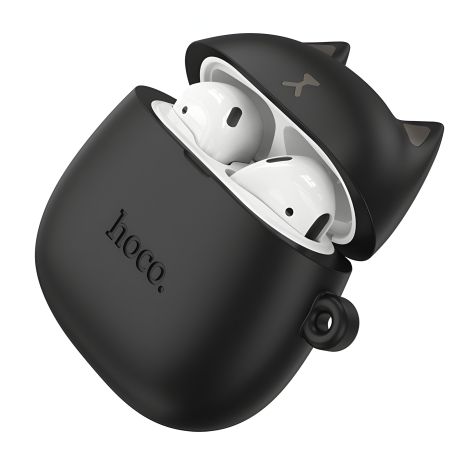 Бездротові навушники HOCO EW45 Magic Cat, TWS, BT5.3, 35mAh, 350mAh, 4h, Black Бездротові навушники HOCO EW45 Magic Cat, TWS, BT5.3, 35mAh, 350mAh, 4h, Black