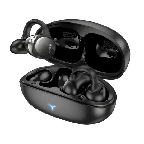 ΠΠ°Π²ΡΡΠ½ΠΈΠΊΠΈ HOCO EW57 Auspicious clip-on true Π±Π΅Π·Π΄ΡΠΎΡΠΎΠ²ΠΈΠΉ BT headset |BT5.3, 70/450mAh, 11h| black ΠΠ°Π²ΡΡΠ½ΠΈΠΊΠΈ HOCO EW57 Auspicious clip-on true Π±Π΅Π·Π΄ΡΠΎΡΠΎΠ²ΠΈΠΉ BT headset |BT5.3, 70/450mAh, 11h| black