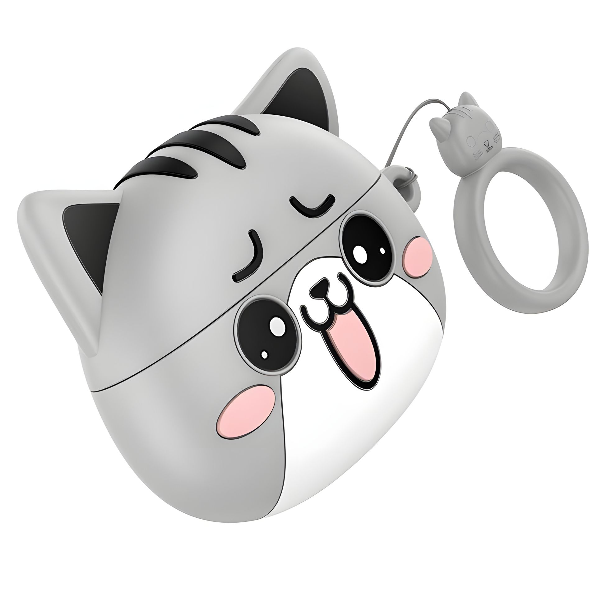 Наушники HOCO EW48 TWS |BT5.3, 30/300mAh, 4h| grey misty cat Наушники HOCO EW48 TWS |BT5.3, 30/300mAh, 4h| grey misty cat
