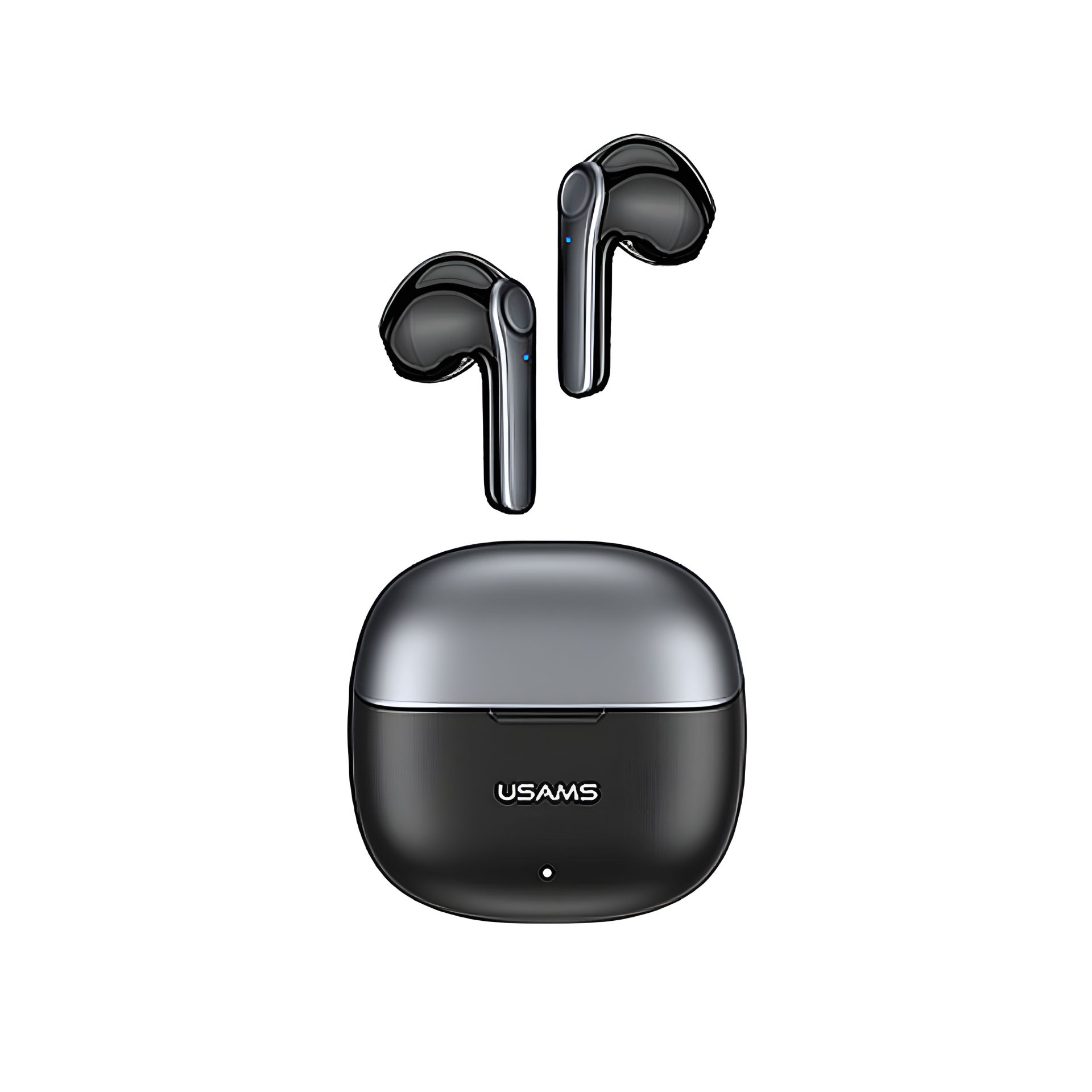 Бездротові навушники USAMS Earbuds XH09, TWS, BT5.1, 35mAh, 300mAh, 5.5h, black Бездротові навушники USAMS Earbuds XH09, TWS, BT5.1, 35mAh, 300mAh, 5.5h, black