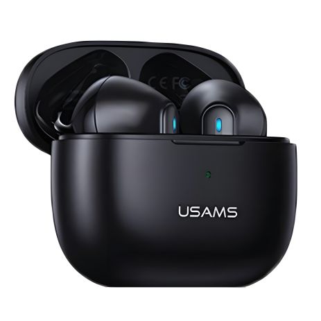 Навушники Bluetooth USAMS TWS NX10 | BT5.2, 35/320mAh, 5h | black Навушники Bluetooth USAMS TWS NX10 | BT5.2, 35/320mAh, 5h | black