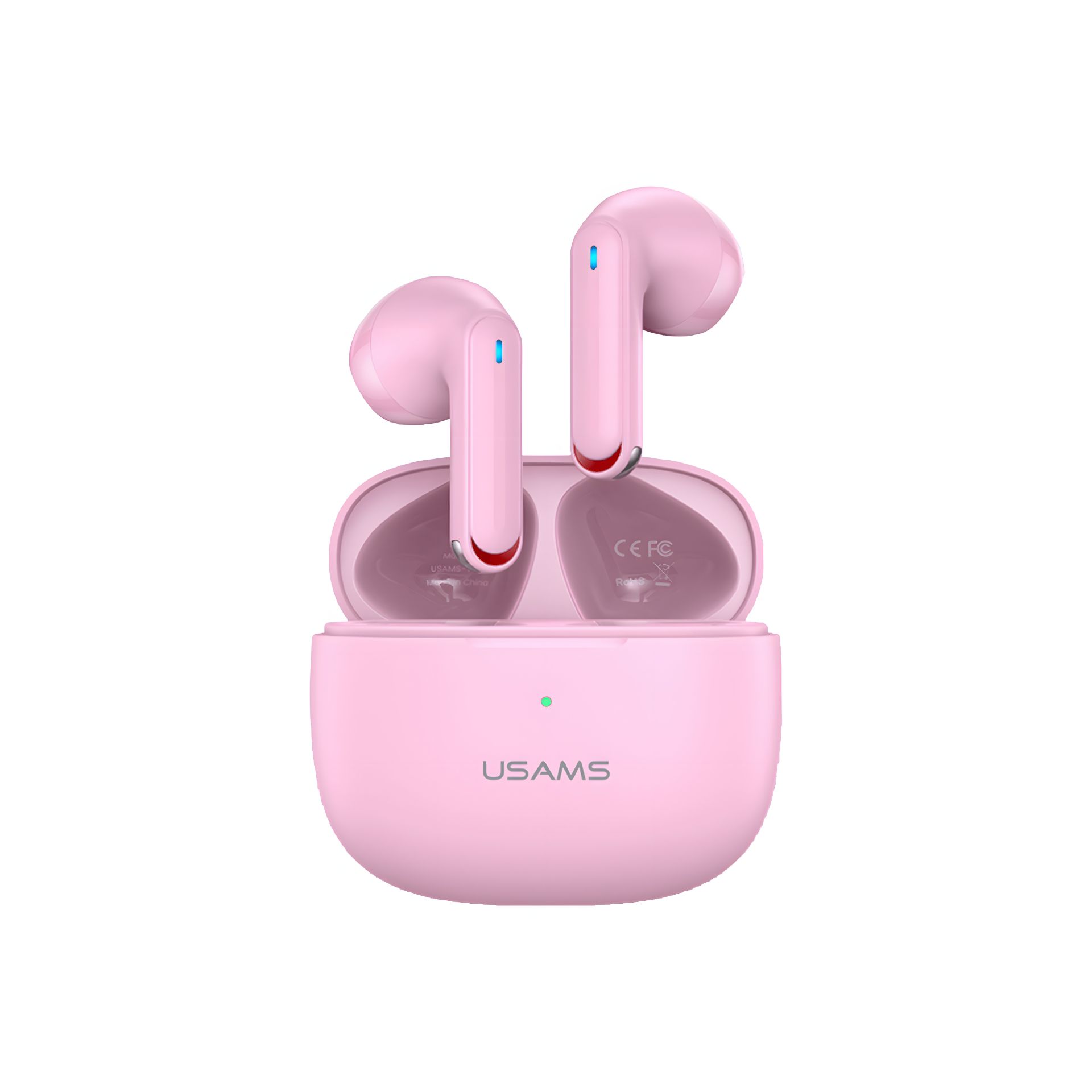 Навушники Bluetooth USAMS TWS NX10 | BT5.2, 35/320mAh, 5h | pink Навушники Bluetooth USAMS TWS NX10 | BT5.2, 35/320mAh, 5h | pink