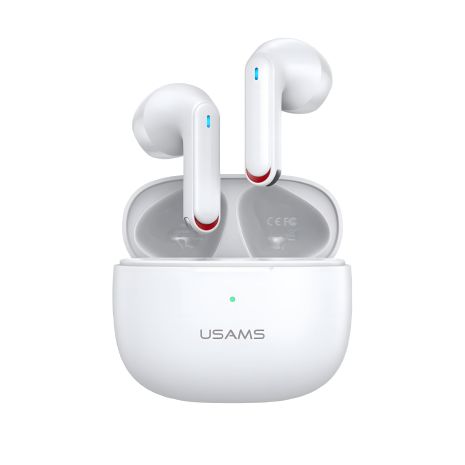 Наушники Bluetooth USAMS TWS NX10 |BT5.2, 35/320mAh, 5h| white