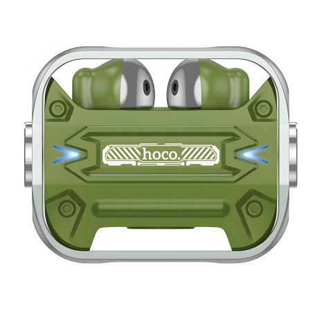 Бездротові навушники HOCO EW55 TWS gaming headset | BT5.3, 30/300mAh, 4h | army-green Бездротові навушники HOCO EW55 TWS gaming headset | BT5.3, 30/300mAh, 4h | army-green