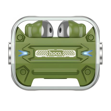 Бездротові навушники HOCO EW55 TWS gaming headset | BT5.3, 30/300mAh, 4h | army-green Бездротові навушники HOCO EW55 TWS gaming headset | BT5.3, 30/300mAh, 4h | army-green