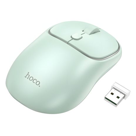 Hoco Wireless GM25 Мышь |BT5.2/2.4G, 800/1200/1600 DPI| Зеленый Hoco Wireless GM25 Мышь |BT5.2/2.4G, 800/1200/1600 DPI| Зеленый