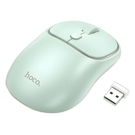 Wireless Мышь Hoco GM25 |BT5.2/2.4G, 800/1200/1600 DPI| Зеленый