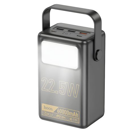HOCO J110 Powerful 22.5W 60000 mAh Black power bank HOCO J110 Powerful 22.5W 60000 mAh Black power bank