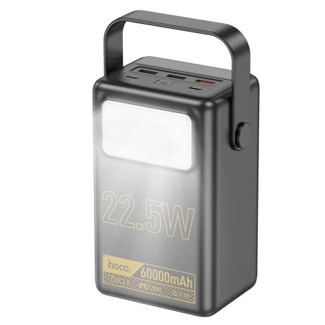 HOCO J110 Powerful 22.5W 60000 mAh Повербанк Black