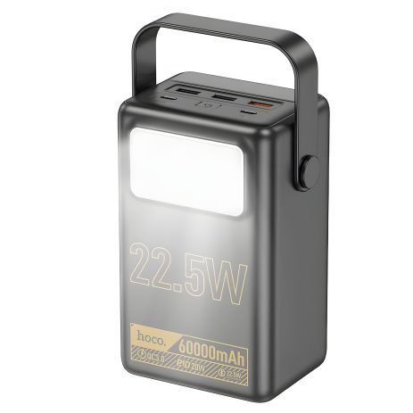 HOCO J110 Powerful 22.5W 60000 mAh Повербанк Black