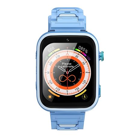 Дитячий смарт годинник XO H130, 4G, GPS, Wi-Fi, 600mAh, 3d, Синій