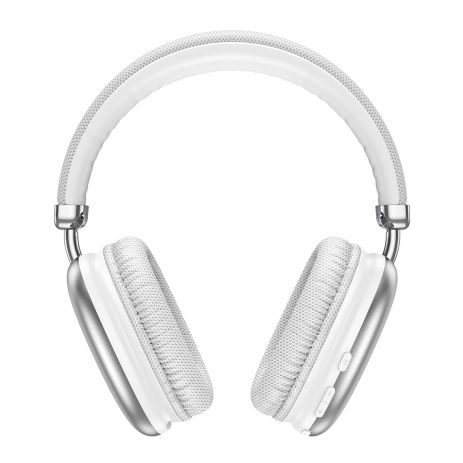 Навушники Безпровідні HOCO W35 Max, ANC, BT5.3, AUX, TF, 800mAh, 90h, срібний