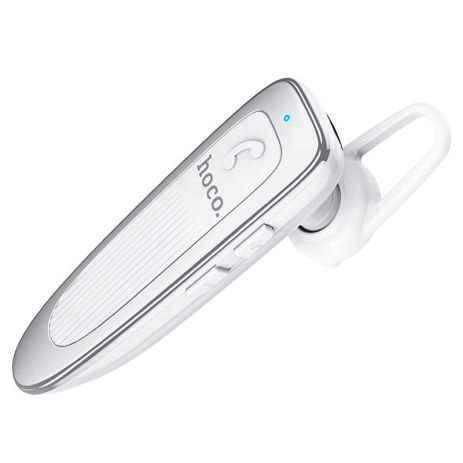 Bluetooth гарнітура HOCO E60 Brightness business BT headset |BT5.0, 10Hours, 170 mAh| white