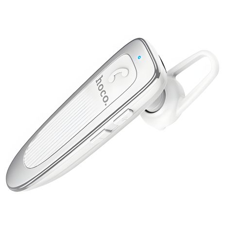 Bluetooth гарнітура HOCO E60 Brightness business BT headset |BT5.0, 10Hours, 170 mAh| white Bluetooth гарнітура HOCO E60 Brightness business BT headset |BT5.0, 10Hours, 170 mAh| white