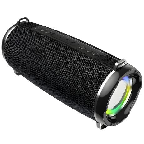Акустика HOCO HC2 Xpress sports BT speaker LED IPX5 | BT, TWS, AUX, FM, TF, USB | black Акустика HOCO HC2 Xpress sports BT speaker LED IPX5 | BT, TWS, AUX, FM, TF, USB | black