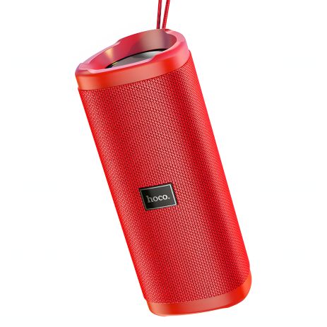 Акустика HOCO HC4 Bella sports True Wireless Speaker IPX5 | BT, TWS, AUX, FM, TF, USB | red