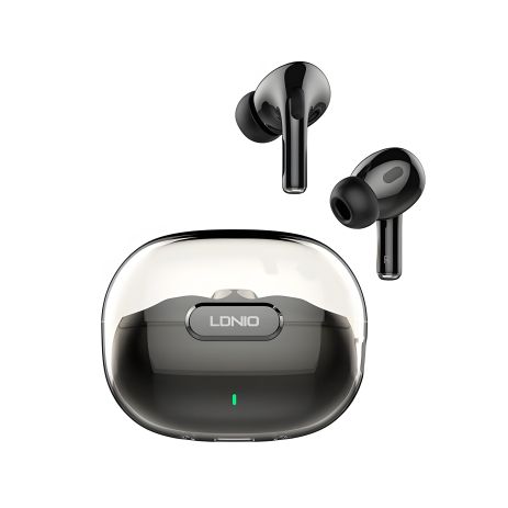 Наушники Ldnio T02 TWS HD Audio Bluetooth вкладыши |BT5.3, 30/300mAh, 4h| черные