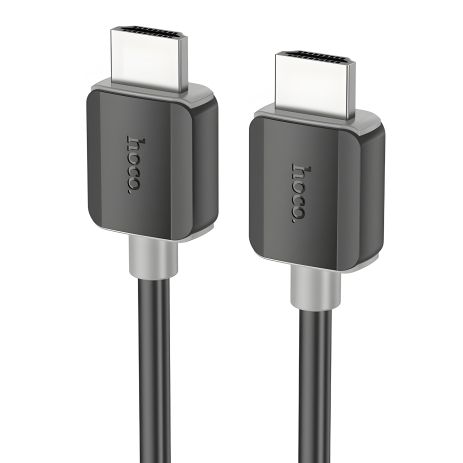HDMI кабель HOCO US08 HDTV 2.0 male-to-male 4K HD data cable 2m, чорний HDMI кабель HOCO US08 HDTV 2.0 male-to-male 4K HD data cable 2m, чорний