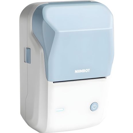 Термопринтер для печати наклеек NIIMBOT B1 Blue (1AC1222200A)