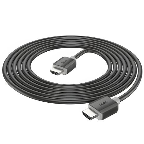 HDTV кабель HOCO US08 - 2.0 male-to-male 4K HD data cable 3M Black HDTV кабель HOCO US08 - 2.0 male-to-male 4K HD data cable 3M Black