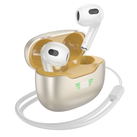 Навушники BOROFONE BW40 Gratified true wireless BT headset Champagne Gold