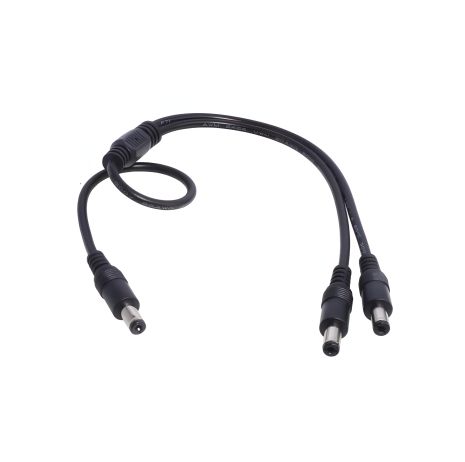 Кабель живлення для роутера DC 5.5x2.1(M) -to- 2шт DC 5.5x2.1(M) | 0.4m black | роздвоювач, розділювач Кабель живлення для роутера DC 5.5x2.1(M) -to- 2шт DC 5.5x2.1(M) | 0.4m black | роздвоювач, розділювач