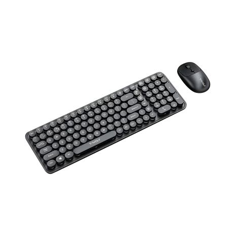 Бездротова Клавіатура та Миша TWolf TF350, 2.4G, 800-1600DPI, Black