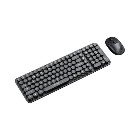 Бездротова Клавіатура та Миша TWolf TF350, 2.4G, 800-1600DPI, Black Бездротова Клавіатура та Миша TWolf TF350, 2.4G, 800-1600DPI, Black
