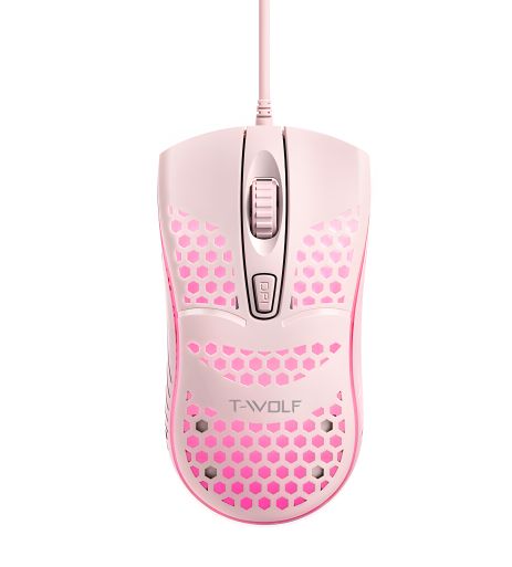 Розовая USB мышь T-Wolf V15 Розовая USB мышь T-Wolf V15